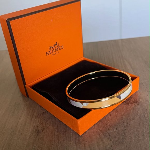 Hermes Printed Enamel Bracelet - Picture 8 of 13